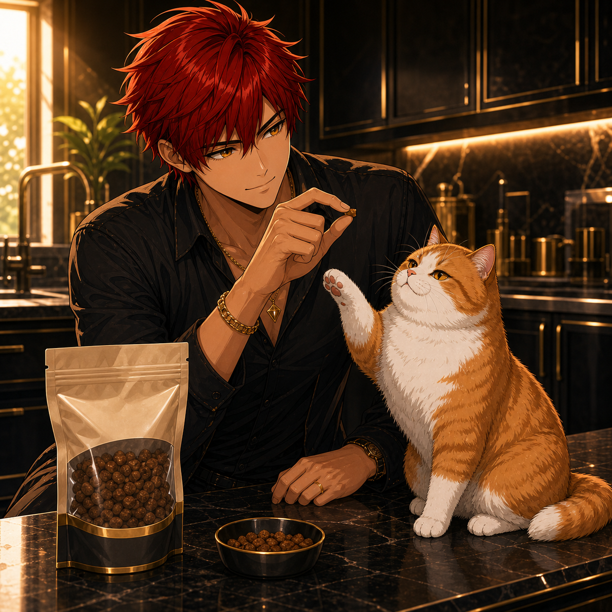 Commanding the Grid cinematic image for Temptations Cat Treats
