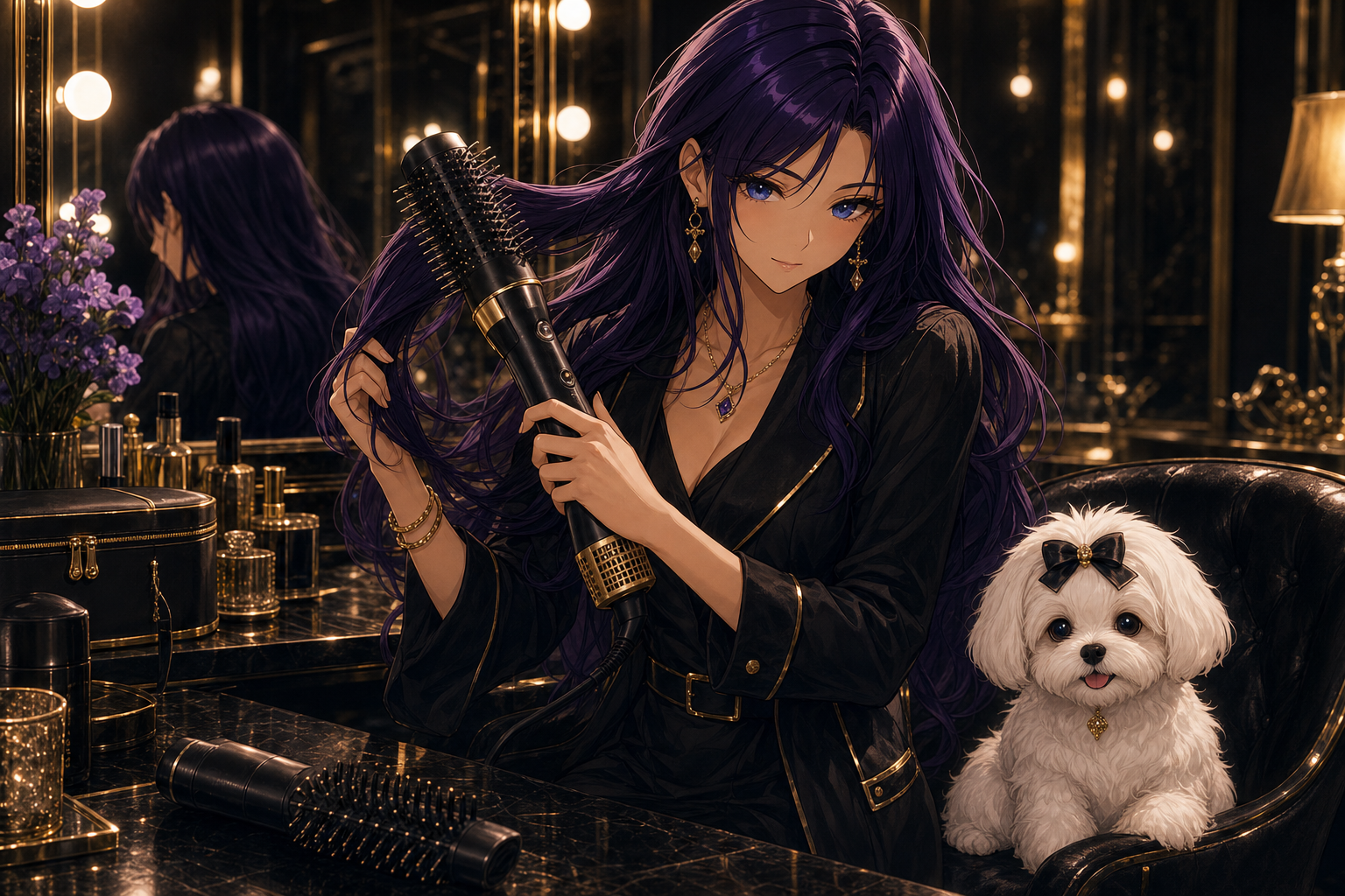 Commanding the Grid cinematic image for Revlon One-Step Volumizer Plus Hair Dryer and Styler