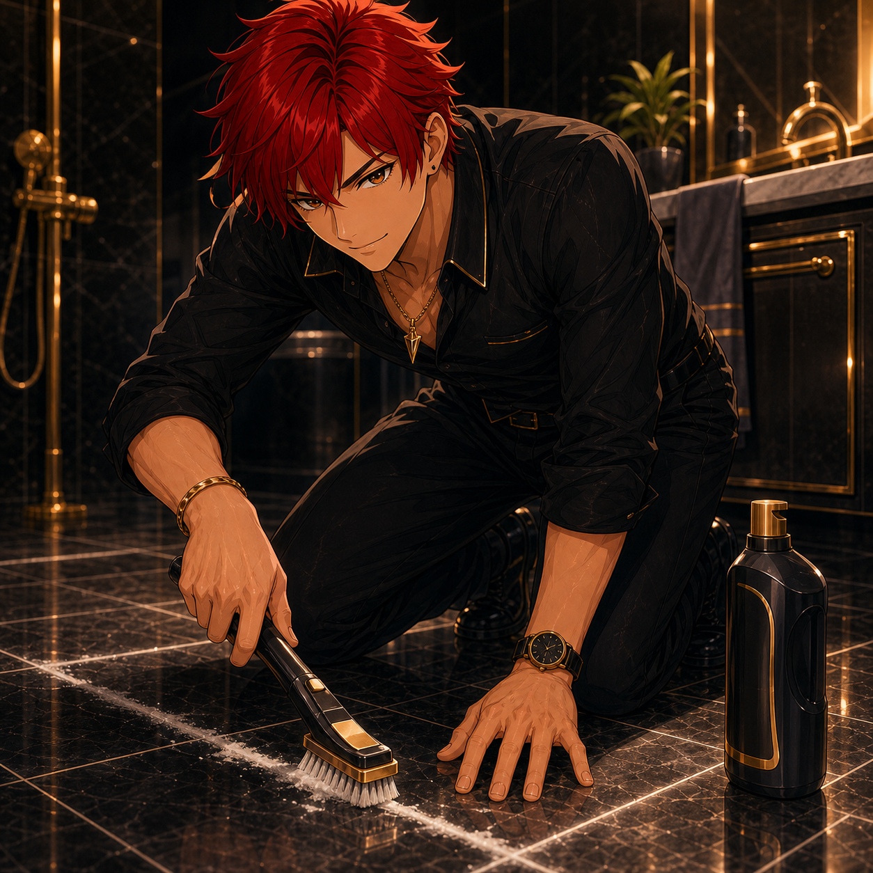 Commanding the Grid cinematic image for Zep Grout Cleaner and Brightener
