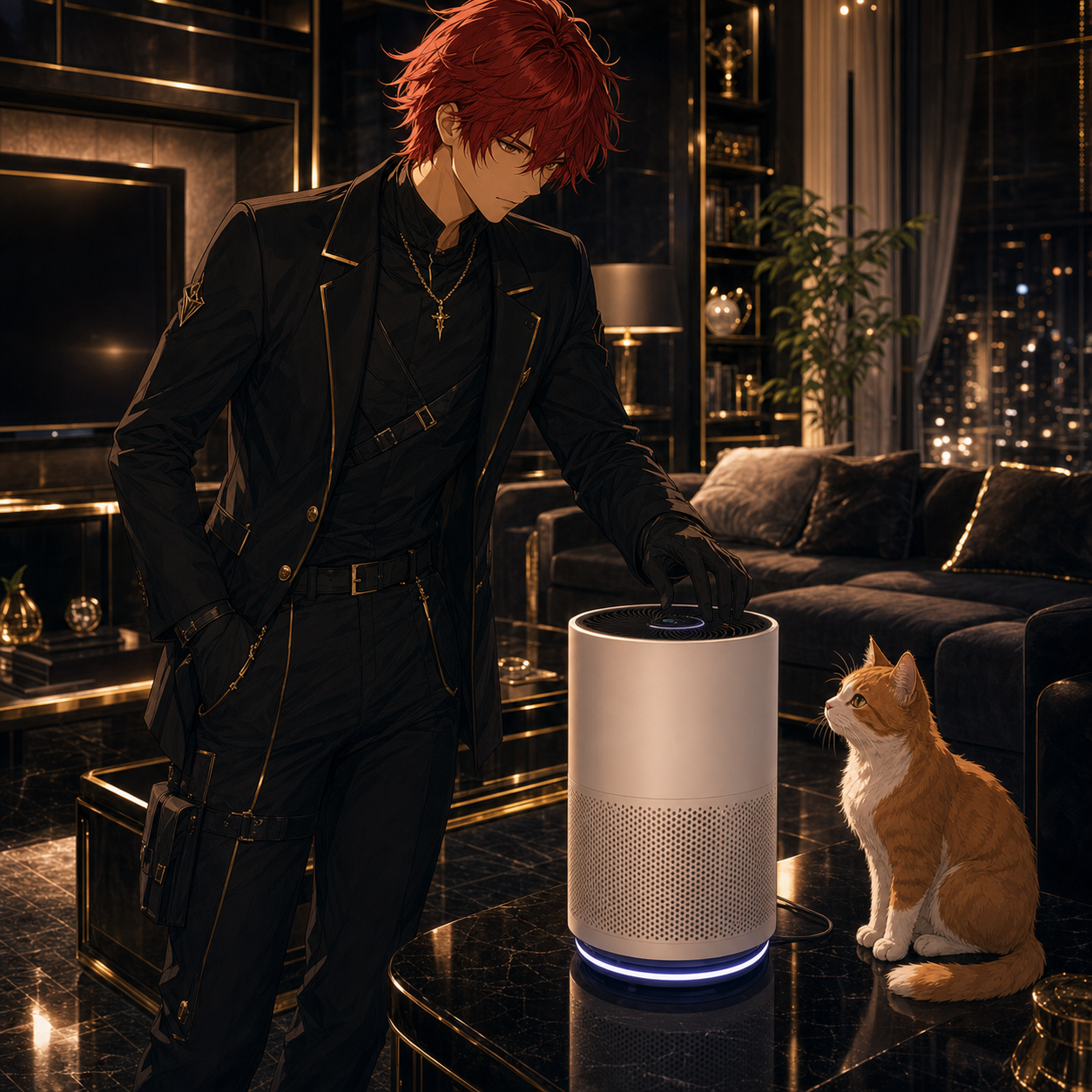 Commanding the Grid cinematic image for LEVOIT Air Purifier