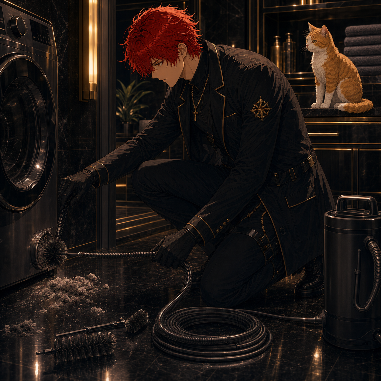 Commanding the Grid cinematic image for Holikme Dryer Vent Cleaner Kit