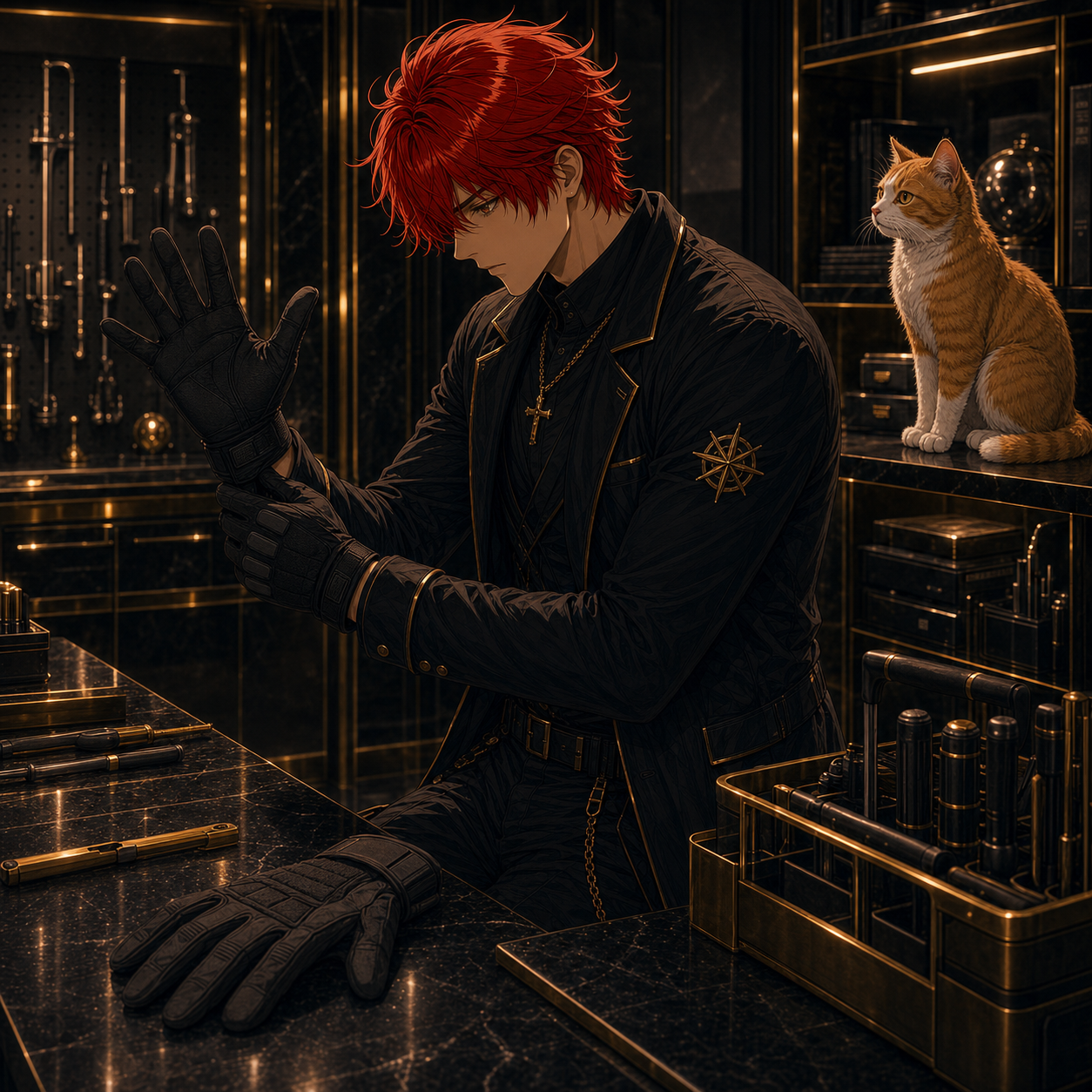 Commanding the Grid cinematic image for Mechanix Wear Work Gloves