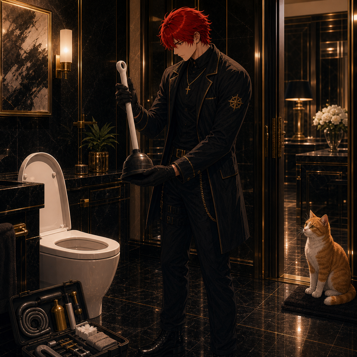 Commanding the Grid cinematic image for Korky Beehive Toilet Plunger