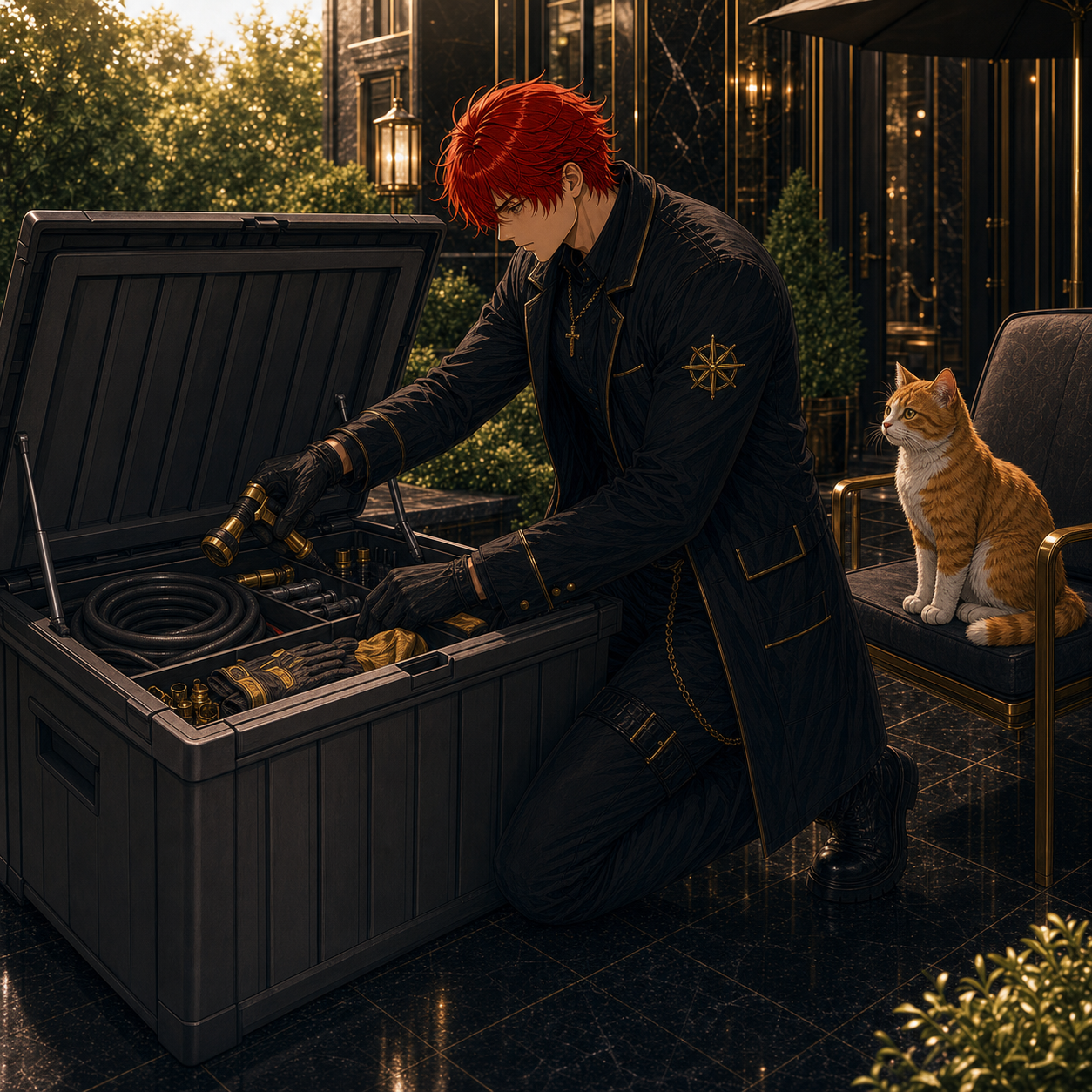 Commanding the Grid cinematic image for Keter Outdoor Storage Box