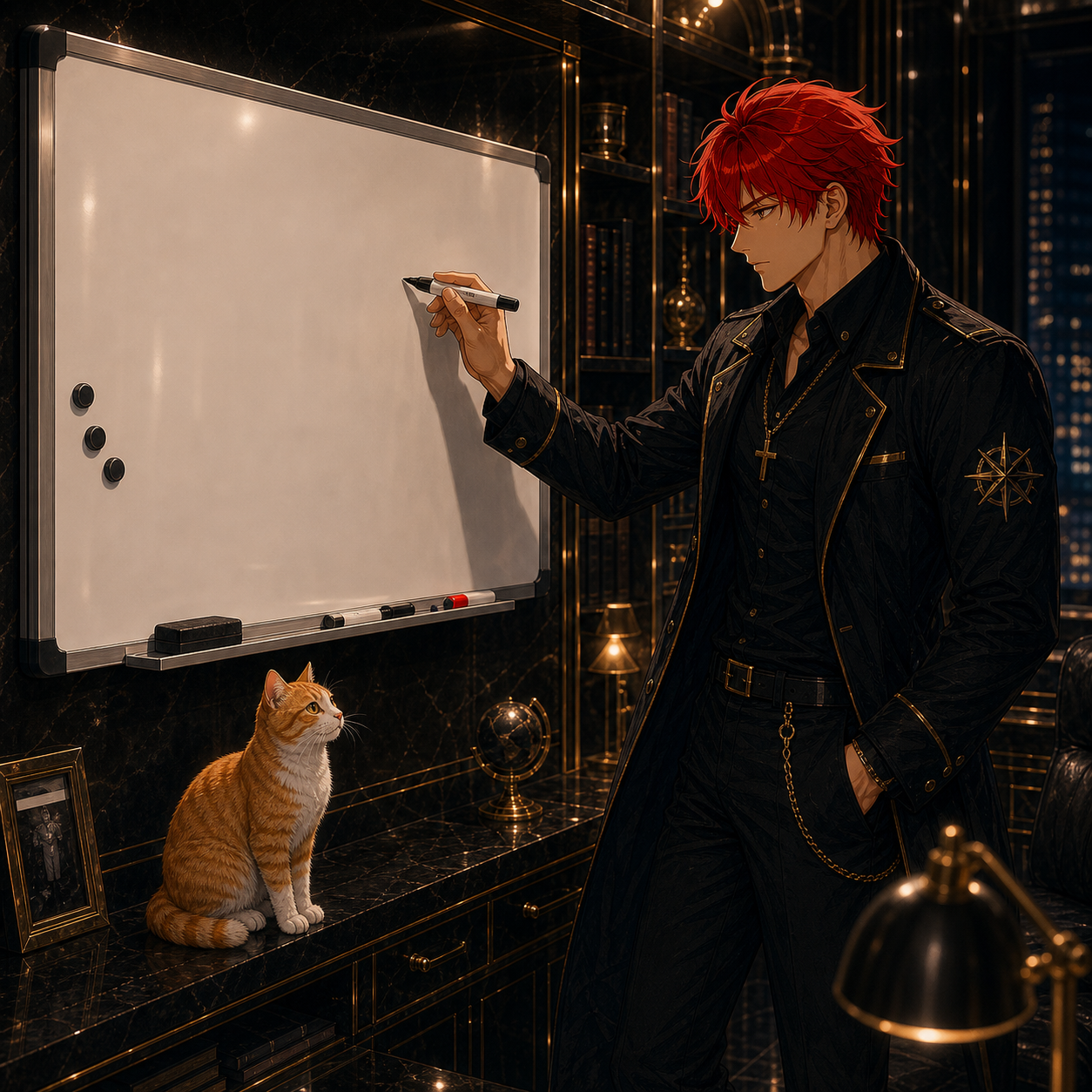 Commanding the Grid cinematic image for VIZ-PRO Magnetic Dry Erase Board
