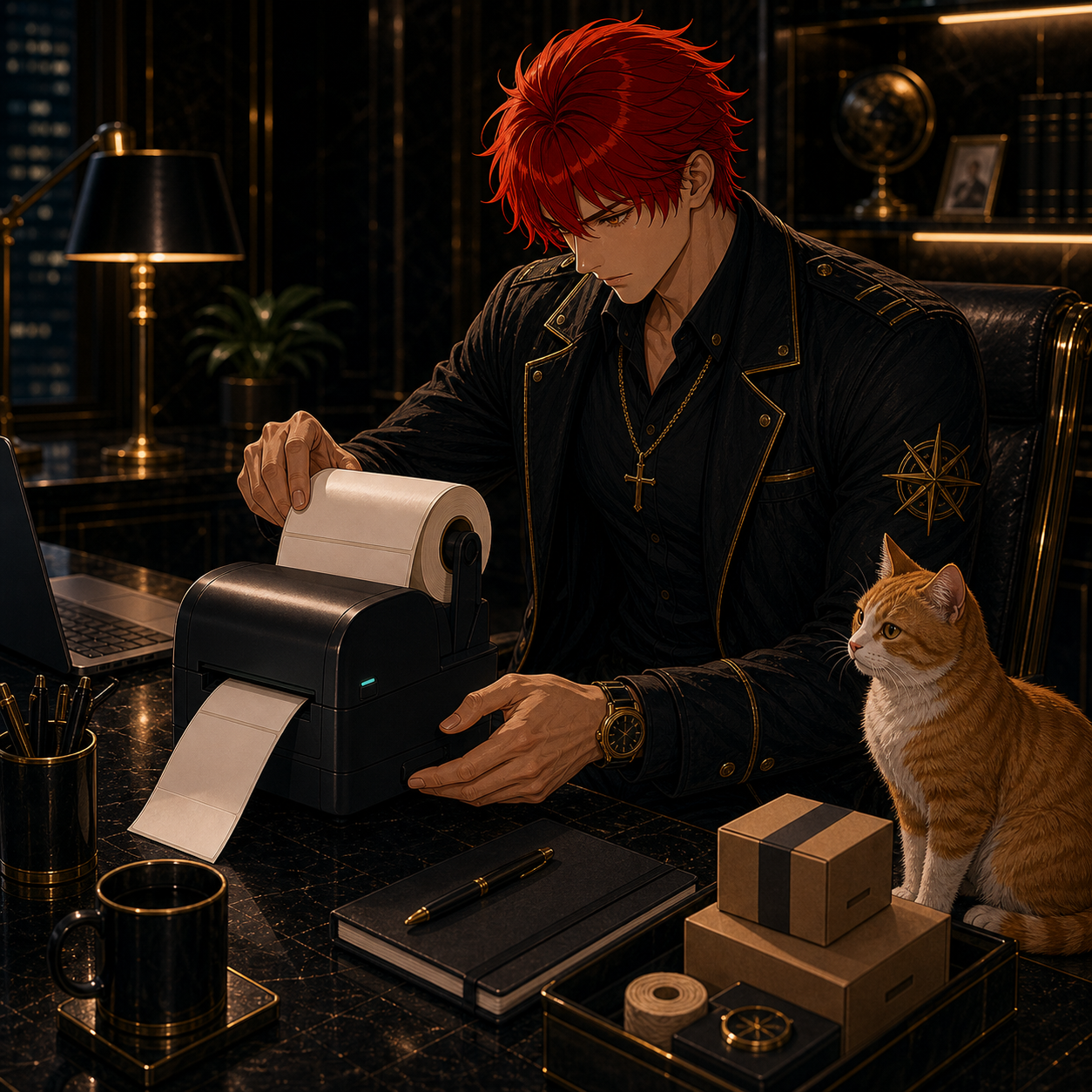 Commanding the Grid cinematic image for Rollo USB Shipping Label Printer